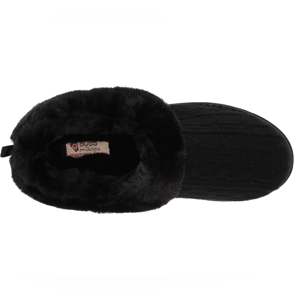 NWOT Skechers Women's Ice Angel Slipper Shoes Black 9 - Picture 6 of 16